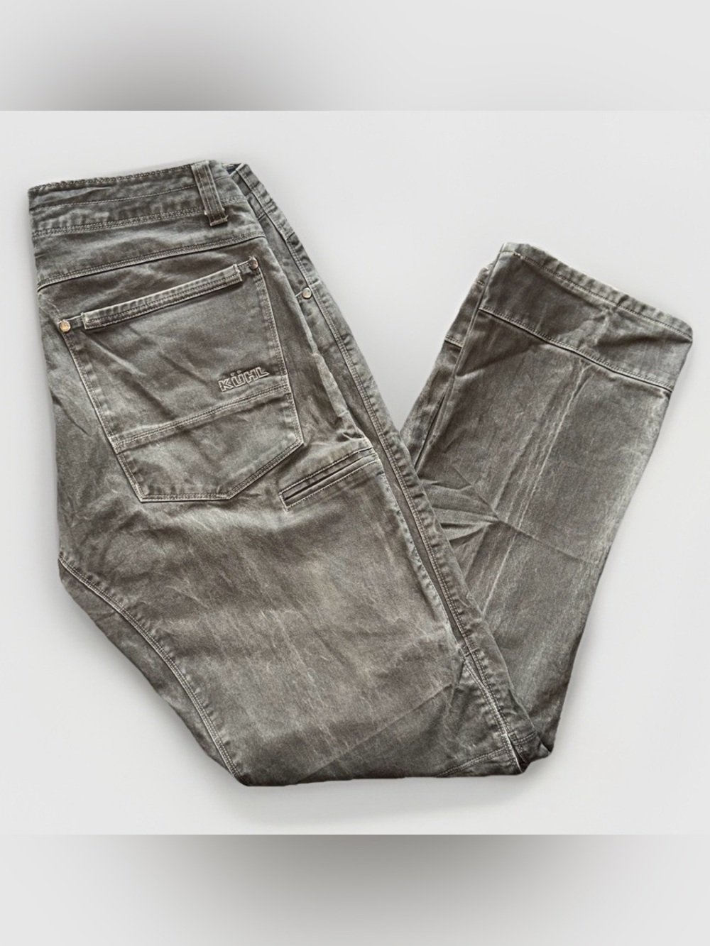 Kuhl Men’s Free Rydr 32x32 Gray Forged Iron Vintage Patina Dye Outdoor Hiking